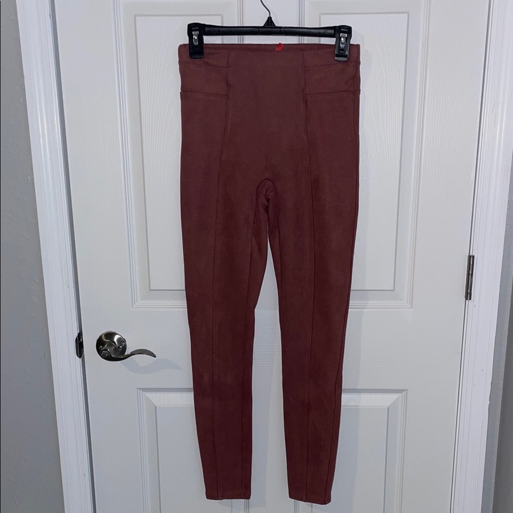 SPANX Pink Velvety Leggings